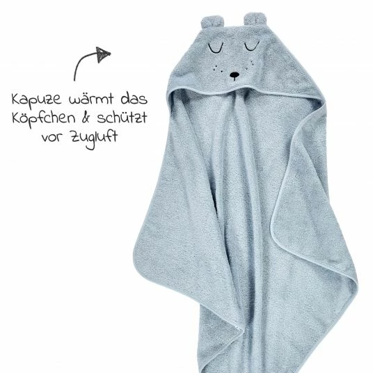Budget β Alvi Bade-Set Organic Cotton - Kapuzenbadetuch + Waschhandschuh - Faces - Blau π₯ 5 Budget β Alvi Bade-Set Organic Cotton - Kapuzenbadetuch + Waschhandschuh - Faces - Blau π₯ - Image 3