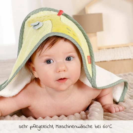 Flash Sale 🎁 Baby Fehn Baby-Kapuzenhandtuch Dino - Happy Dino 🧨 4 Flash Sale 🎁 Baby Fehn Baby-Kapuzenhandtuch Dino - Happy Dino 🧨 - Image 2