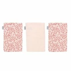 Brand new 🌟 Bébé-jou Waschhandschuh 3er Pack Musselin - Leopard Pink 🔥