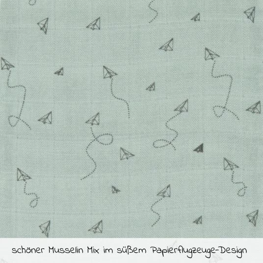 Best Sale 🌟 Bébé-jou Waschhandschuh 3er Pack Musselin - Paper Planes 🥰 4 Best Sale 🌟 Bébé-jou Waschhandschuh 3er Pack Musselin - Paper Planes 🥰 - Image 2