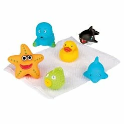 Best Pirce ⭐ Happy People 6-tlg. Bade-Spielset Kleine Badefreunde + Aufbewahrungsnetz 🔥