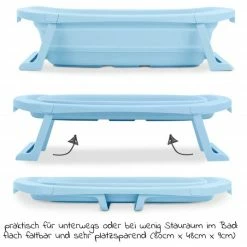Coupon ✨ Hauck Badewanne Wash N Fold M - Light Blue 💯 -Bath & Washing Sales hauck badewanne wash n fold m light blue 727027 d2