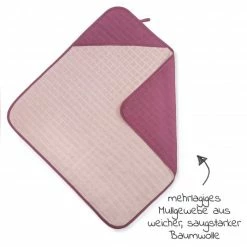 New ❤️ Makian 9-tlg. Badeset Mull Kapuzenbadetuch + 8 Waschhandschuhe - Orchidee / Puder 🔔 -Bath & Washing Sales makian 9 tlg bade set mull kapuzenbadetuch 8 waschhandschuhe orchidee puder set 485 d2