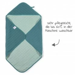 Outlet ⌛ Makian 9-tlg. Badeset Mull Kapuzenbadetuch + 8 Waschhandschuhe - Patina / Mint 👏 -Bath & Washing Sales makian 9 tlg bade set mull kapuzenbadetuch 8 waschhandschuhe patina mint set 484 d3