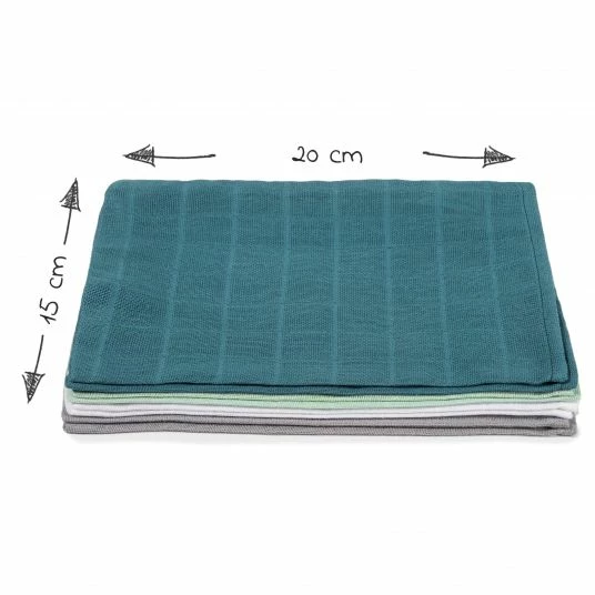 Cheap β€οΈ Makian Mull-Waschhandschuh 8er Pack 15 x 20 cm - Patina / Mint π 7 Cheap β€οΈ Makian Mull-Waschhandschuh 8er Pack 15 x 20 cm - Patina / Mint π - Image 5