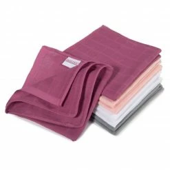 Hot Sale 🎁 Makian Mull-Waschlappen / Pflegetuch 8er Pack 30 x 30 cm - Orchidee / Puder 🧨