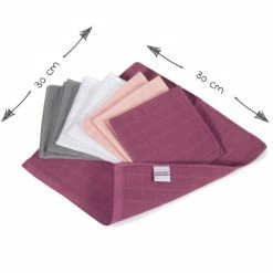 Hot Sale 🎁 Makian Mull-Waschlappen / Pflegetuch 8er Pack 30 x 30 cm - Orchidee / Puder 🧨 -Bath & Washing Sales makian mull waschlappen pflegetuch 8er pack 30 x 30 cm orchidee puder hkpobts d4