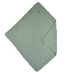 Best Sale 🎁 Meyco Kapuzenbadetuch 80 x 80 cm - Basic Jersey - Forest Green 🔥