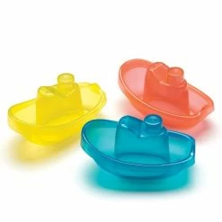Coupon 🎁 Playgro Bade-Boote 3er Pack - Gelb Rot Blau 😉