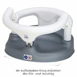 Bath & Washing Sales -Bath & Washing Sales rotho babydesign baby badesitz aufklappbar weiss silbergrau 20429024001 d1