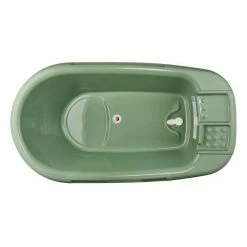 Promo 😀 Rotho Babydesign Baby-Badewanne Bella Bambina - Shale Green 🤩 -Bath & Washing Sales rotho babydesign baby badewanne bella bambina shale green 2002003300001 d1