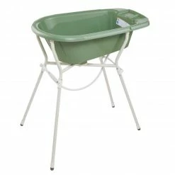 Promo 😀 Rotho Babydesign Baby-Badewanne Bella Bambina - Shale Green 🤩 -Bath & Washing Sales rotho babydesign baby badewanne bella bambina shale green 2002003300001 d2