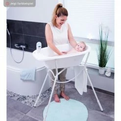 Promo 😀 Rotho Babydesign Baby-Badewanne Bella Bambina - Shale Green 🤩 -Bath & Washing Sales rotho babydesign baby badewanne bella bambina shale green 2002003300001 d3