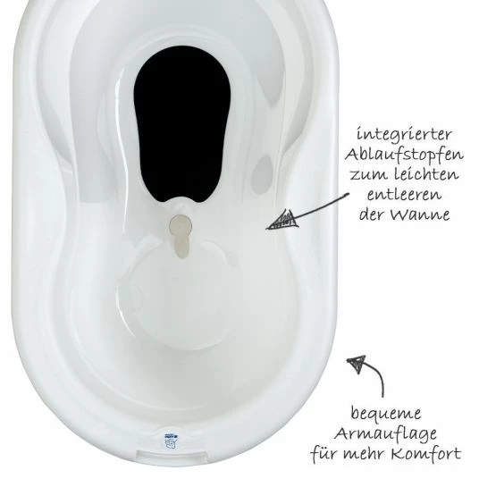 Cheap 😀 Rotho Babydesign Baby-Badewanne Top mit Anti-Rutschmatte - Weiß 🔥 6 Cheap 😀 Rotho Babydesign Baby-Badewanne Top mit Anti-Rutschmatte - Weiß 🔥 - Image 4