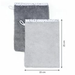 Budget 🔥 Wörner Set of 3 - hood bath towel incl. 2 washing gloves 80 x 80 cm - stars grey 👏 -Bath & Washing Sales worner 3 tlg bade set kapuzenbadetuch inkl 2 waschhandschuhe 80 x 80 cm sterne grau 27404 d3