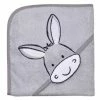 Cheap 👏 Wörner Hooded bath towel 80 x 80 cm - Donkey light grey 🧨