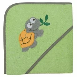 Best reviews of 🧨 Wörner Kapuzenbadetuch 80 x 80 cm - Schildkröte - Opalgrün ⌛
