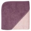 Wholesale 🔥 Wörner Kapuzenbadetuch 80 x 80 cm - Uni Altrosa Mauve ✔️