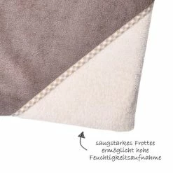 Best Sale ⌛ Wörner Hooded bath towel 80 x 80 cm - Uni Natural Light brown 💯 -Bath & Washing Sales worner kapuzenbadetuch 80 x 80 cm uni natur hellbraun 069591 d2