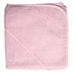 Deals ✨ Wörner Hooded bath towel 80 x 80 cm - Uni Rosa 🛒