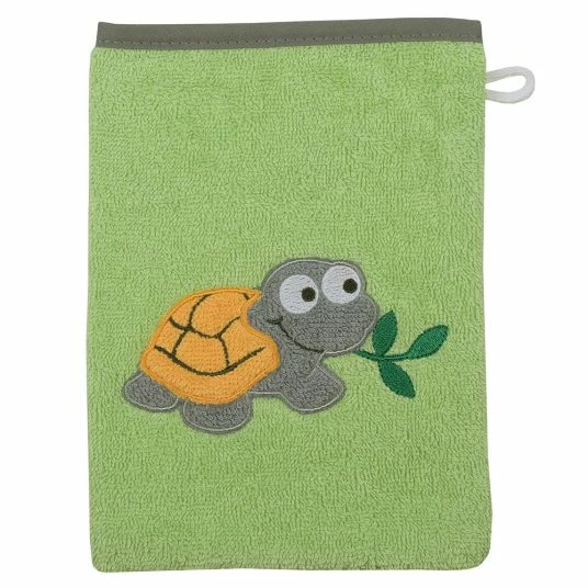 Budget 🧨 Wörner Waschhandschuh - Schildkröte - Opalgrün 🥰 3 Budget 🧨 Wörner Waschhandschuh - Schildkröte - Opalgrün 🥰